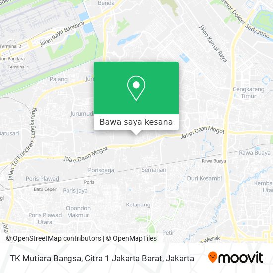 Peta TK Mutiara Bangsa, Citra 1 Jakarta Barat
