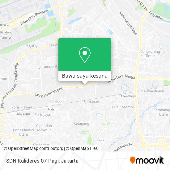 Peta SDN Kalideres 07 Pagi