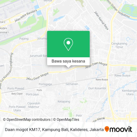 Cara Ke Daan Mogot Km17 Kampung Bali Kalideres Di Jakarta Barat Menggunakan Bis Atau Kereta Moovit