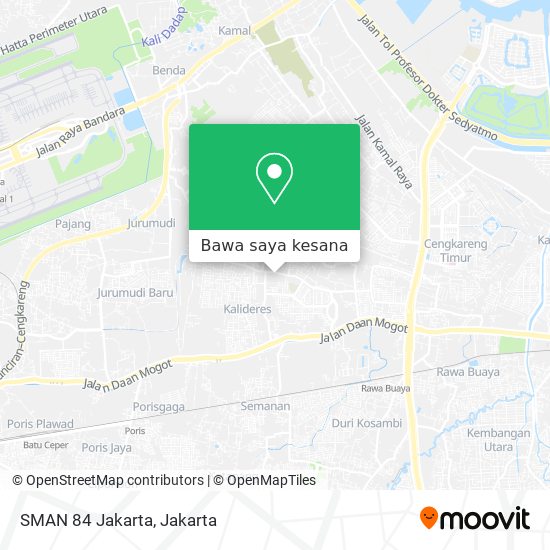 Peta SMAN 84 Jakarta