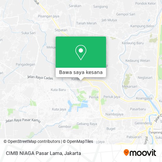 Peta CIMB NIAGA Pasar Lama