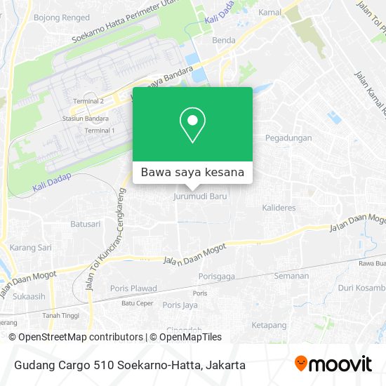 Peta Gudang Cargo 510 Soekarno-Hatta