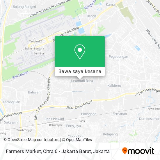Peta Farmers Market, Citra 6 - Jakarta Barat