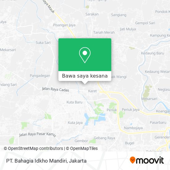 Peta PT. Bahagia Idkho Mandiri