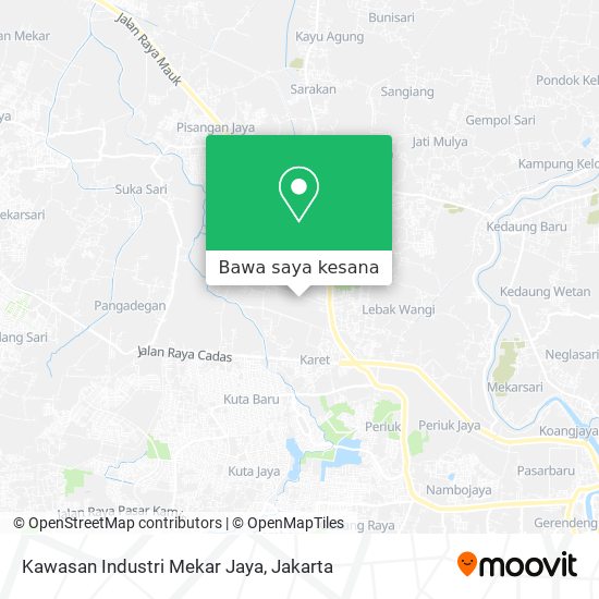 Peta Kawasan Industri Mekar Jaya