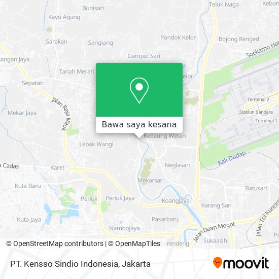 Peta PT. Kensso Sindio Indonesia
