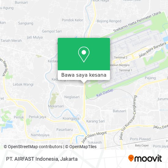 Peta PT. AIRFAST Indonesia