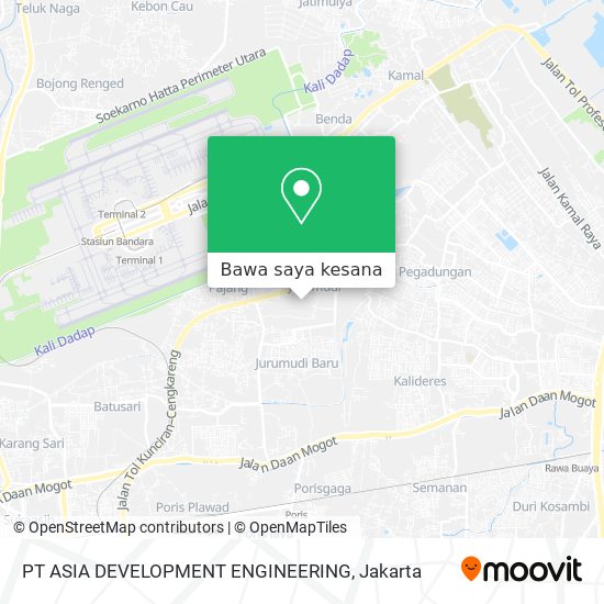 Peta PT ASIA DEVELOPMENT ENGINEERING