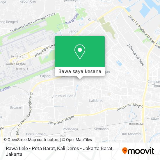 Peta Rawa Lele - Peta Barat, Kali Deres - Jakarta Barat