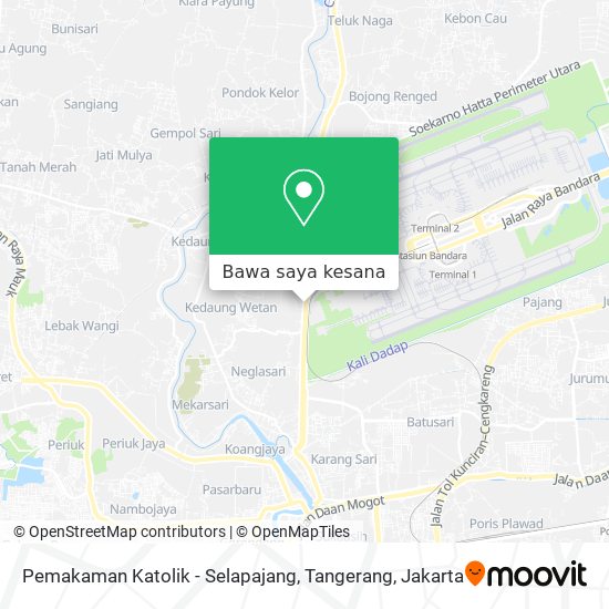 Peta Pemakaman Katolik - Selapajang, Tangerang