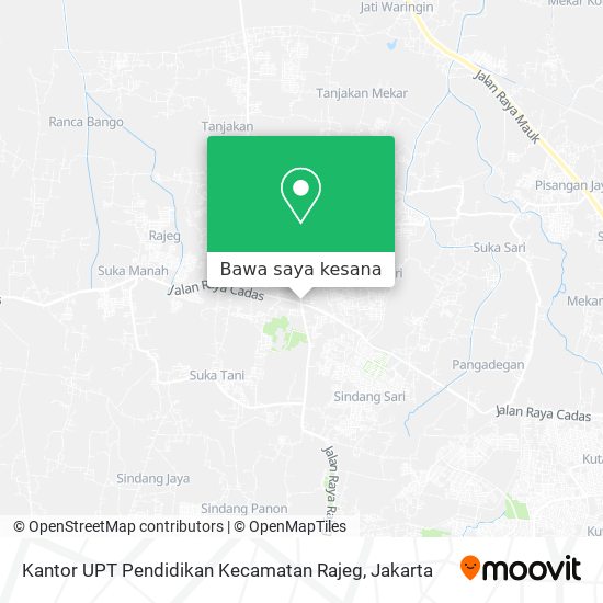 Peta Kantor UPT Pendidikan Kecamatan Rajeg