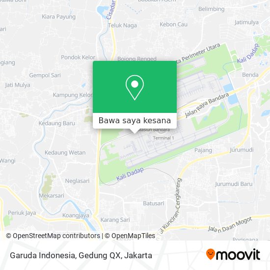 Peta Garuda Indonesia, Gedung QX