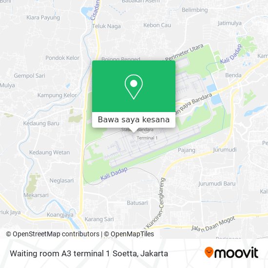 Peta Waiting room A3 terminal 1 Soetta
