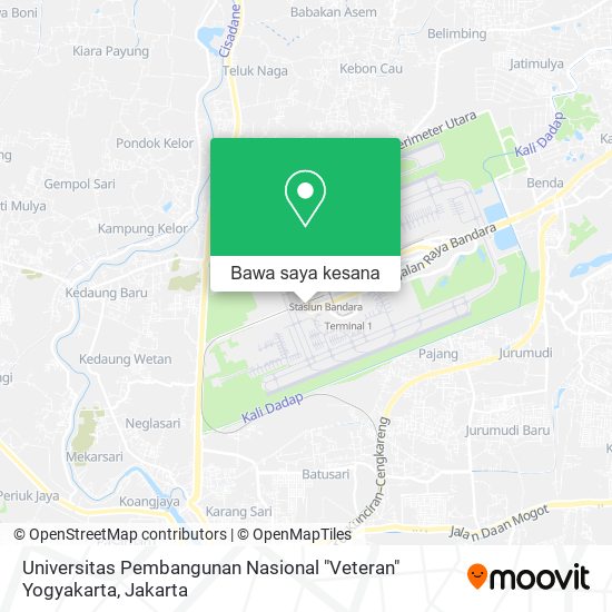 Peta Universitas Pembangunan Nasional "Veteran" Yogyakarta