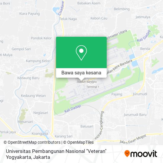 Peta Universitas Pembangunan Nasional "Veteran" Yogyakarta