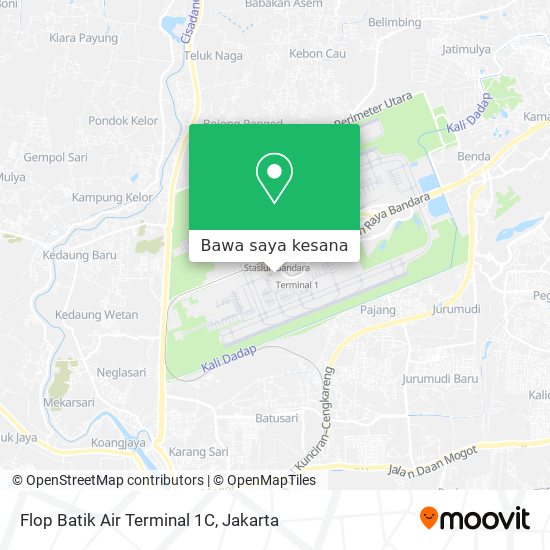 Peta Flop Batik Air Terminal 1C