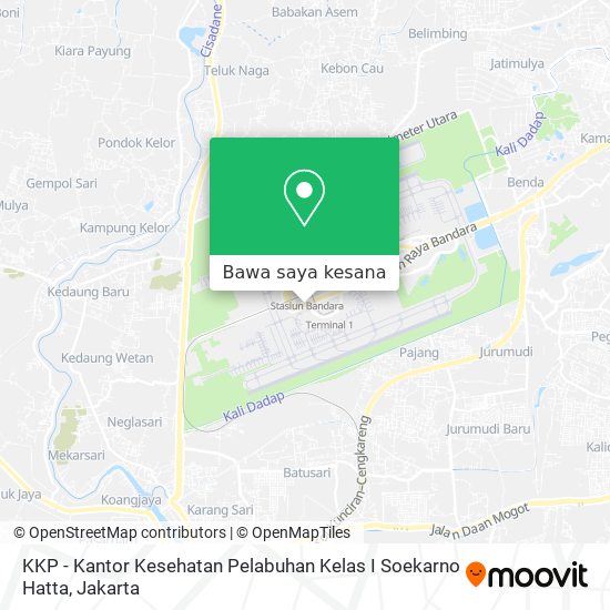 Peta KKP - Kantor Kesehatan Pelabuhan Kelas I Soekarno Hatta