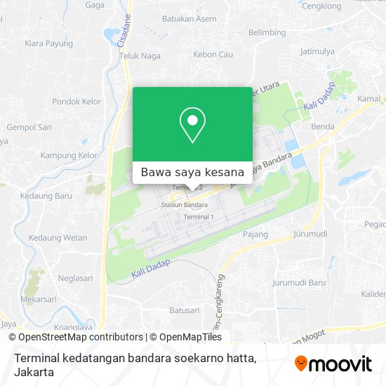 Peta Terminal kedatangan bandara soekarno hatta