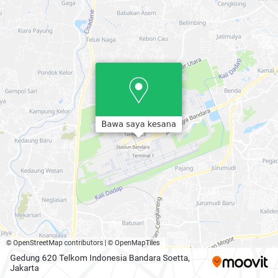Peta Gedung 620 Telkom Indonesia Bandara Soetta