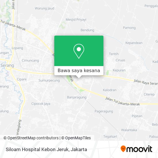 Peta Siloam Hospital Kebon Jeruk