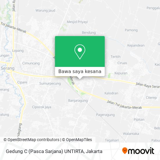 Peta Gedung C (Pasca Sarjana) UNTIRTA