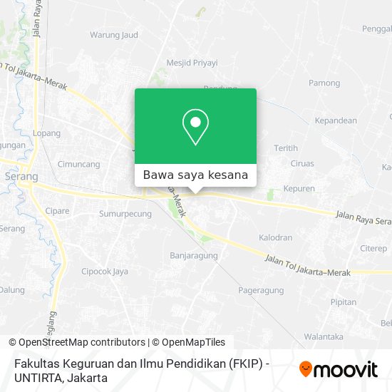 Peta Fakultas Keguruan dan Ilmu Pendidikan (FKIP) - UNTIRTA