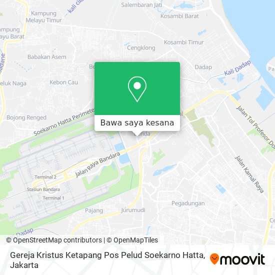 Peta Gereja Kristus Ketapang Pos Pelud Soekarno Hatta