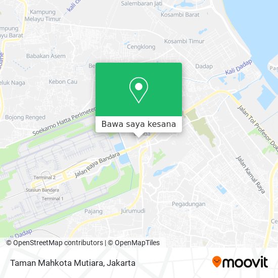 Peta Taman Mahkota Mutiara