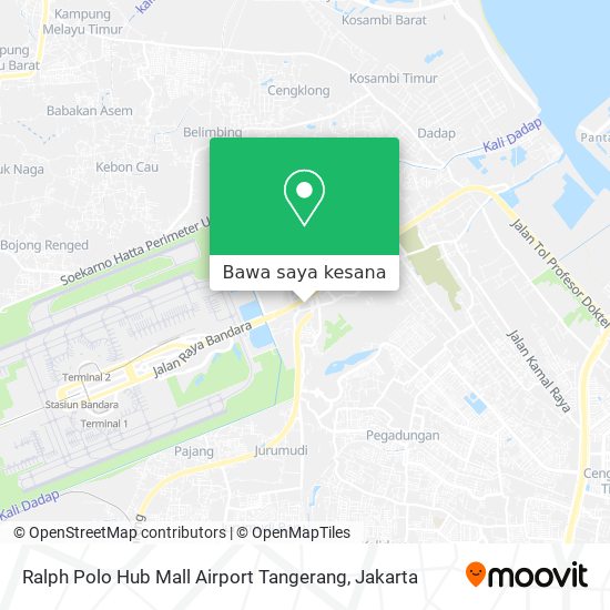 Peta Ralph Polo  Hub Mall Airport Tangerang