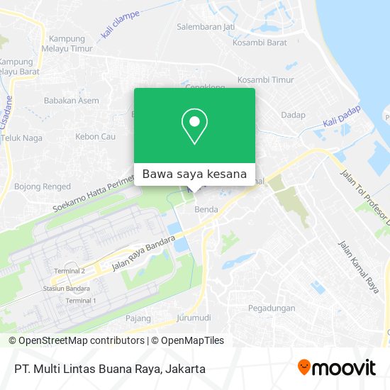 Peta PT. Multi Lintas Buana Raya