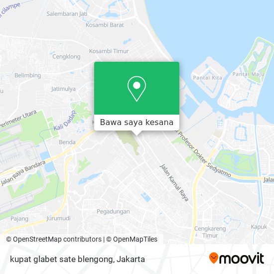Peta kupat glabet sate blengong