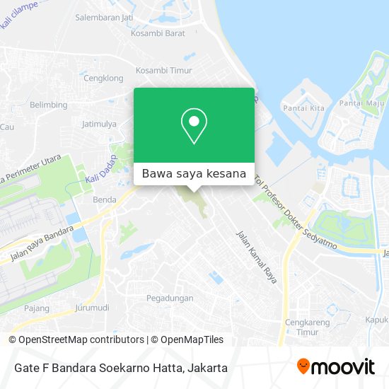 Peta Gate F Bandara Soekarno Hatta
