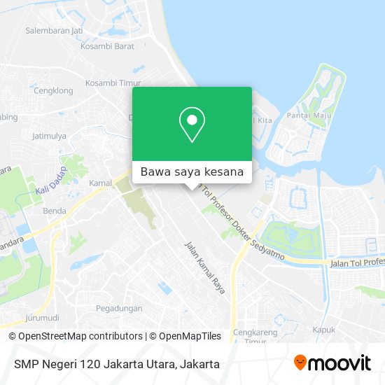 Peta SMP Negeri 120 Jakarta Utara