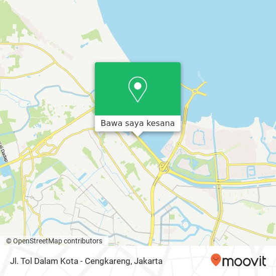 Peta Jl. Tol Dalam Kota - Cengkareng