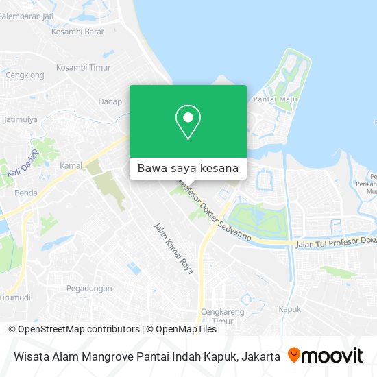 Peta Wisata Alam Mangrove Pantai Indah Kapuk