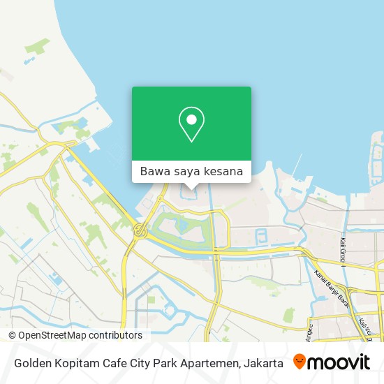 Peta Golden Kopitam Cafe City Park Apartemen