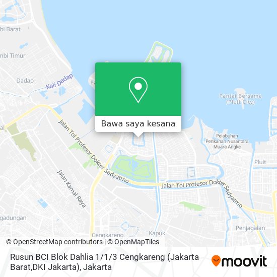 Peta Rusun BCI Blok Dahlia 1 / 1/3 Cengkareng (Jakarta Barat,DKI Jakarta)