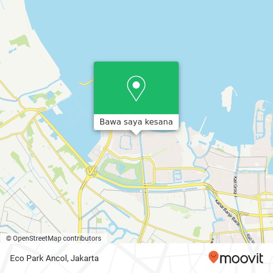 Peta Eco Park Ancol