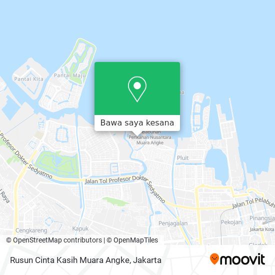 Peta Rusun Cinta Kasih Muara Angke