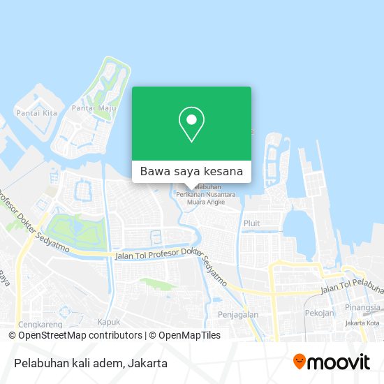 Peta Pelabuhan kali adem