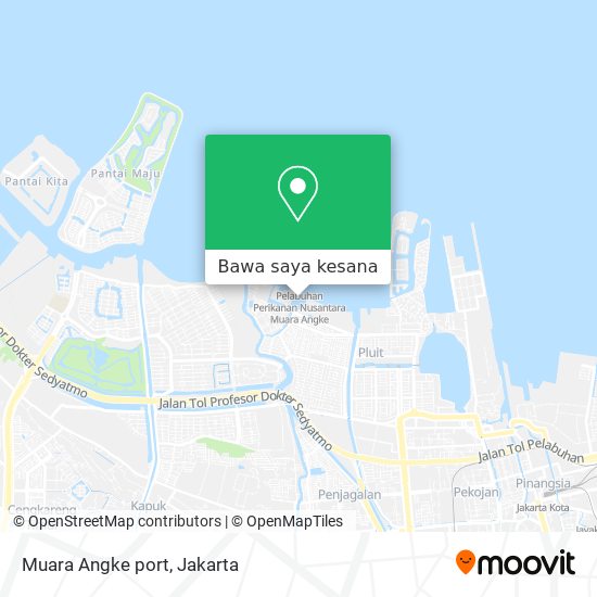 Peta Muara Angke port