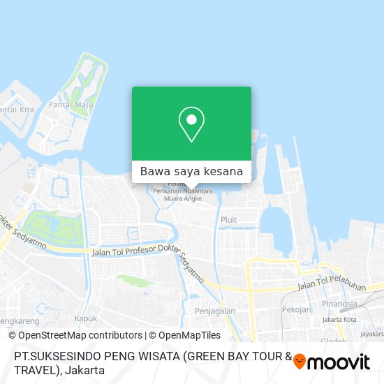 Peta PT.SUKSESINDO PENG WISATA (GREEN BAY TOUR & TRAVEL)