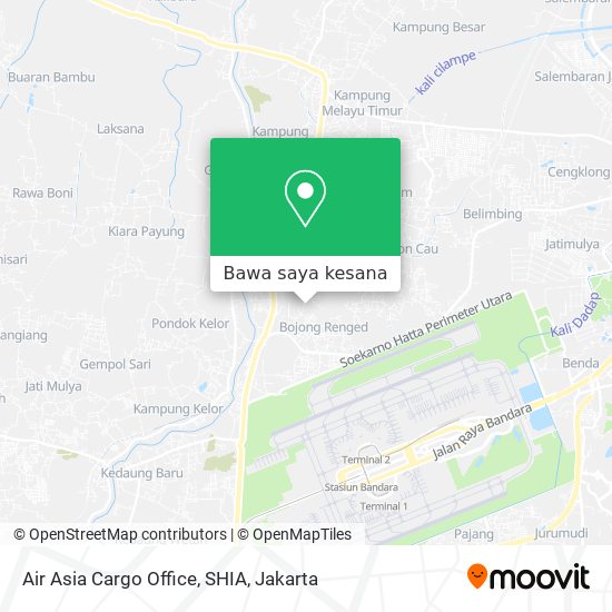 Peta Air Asia Cargo Office, SHIA