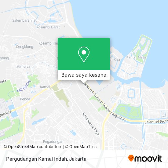 Peta Pergudangan Kamal Indah