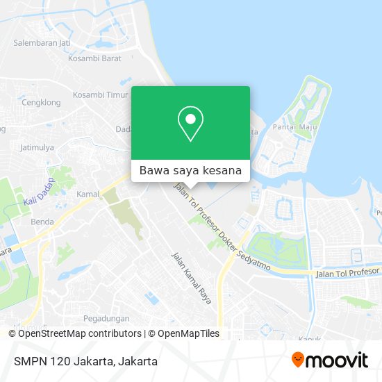 Peta SMPN 120 Jakarta