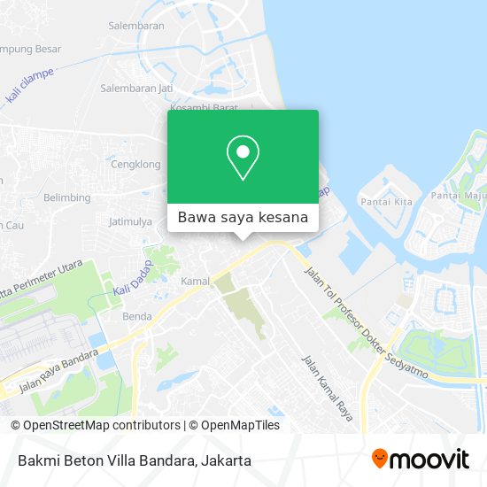 Peta Bakmi Beton Villa Bandara