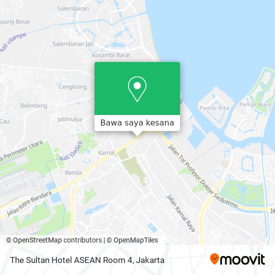 Peta The Sultan Hotel ASEAN Room 4