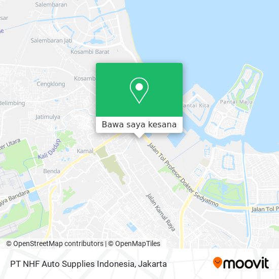Peta PT NHF Auto Supplies Indonesia
