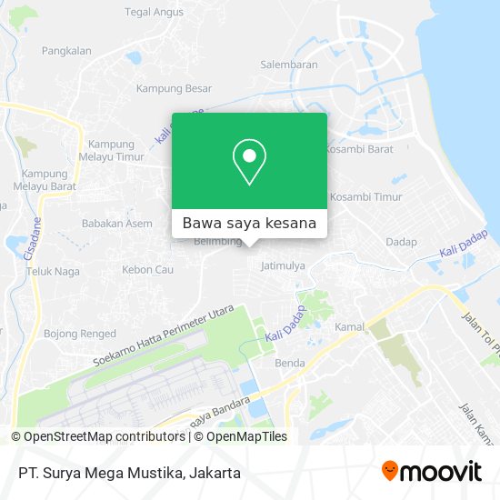 Peta PT. Surya Mega Mustika
