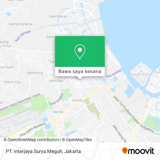 Peta PT. Interjaya Surya Megah